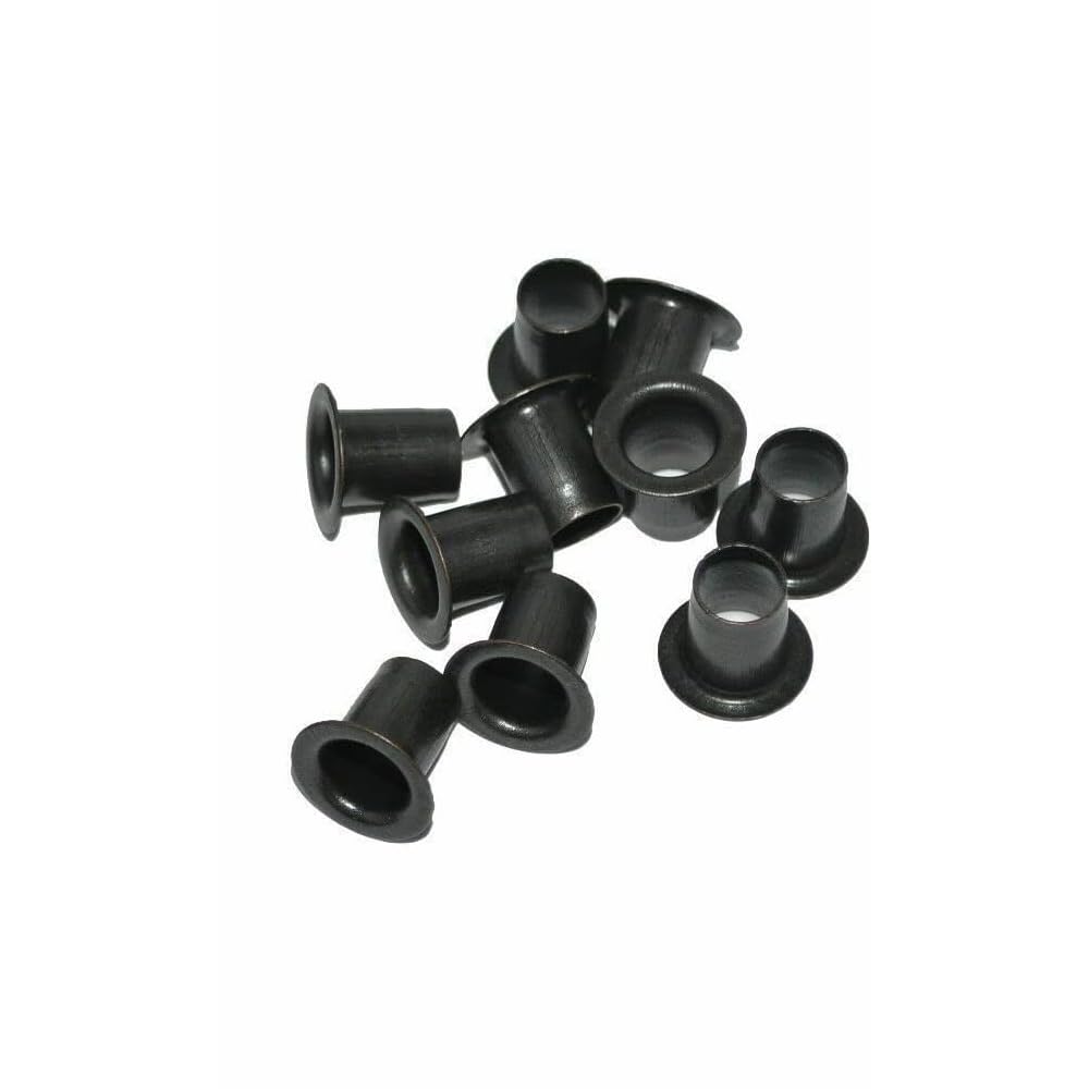 SISI UK® Banjo Shelf Supports Studs & Inserts Sockets for 6mm Hole, 3 colours, Brass, Nickle & Antique Bronze - Pack of 8 (Antique Bronze Sockets only)