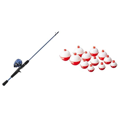 Zebco Slingshot Spincast Reel and Fishing Rod Combo, 5-Foot 6-Inch