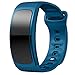 Feskio Samsung Gear Fit 2 Pro/Fit 2 SM-R360 Replacement Watch Band Strap Accessory Soft Silicone Wristband Strap Sport Band Bracelet for Samsung Gear Fit 2 Pro/SM-R360 Smartwatch