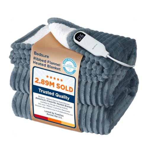 Bedsure GentleSoft Heated Blanket Throw