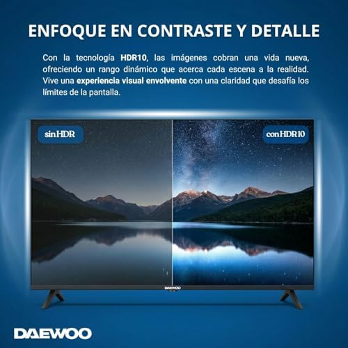 43VB56QV Smart TV 43 Pulgadas QLED 4K UHD, HDR10, Dolby Audio, Bluetooth, HDMI 2.1, Diseño Sin Marcos (Frameless), Funciones de accesibilidad, Gama 2026