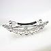 Faship Gorgeous Clear Crystal Floral Hair Barrette Clip