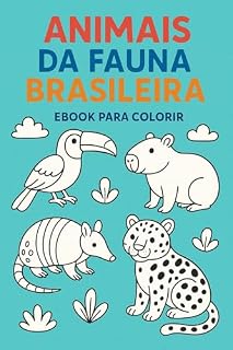 Livro EBOOK PARA COLORIR: ANIMAIS DA FAUNA BRASILEIRA