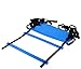 CQ Wellness AL1BL Adjustable Flat Rung Agility Ladder with Free Carry Bag