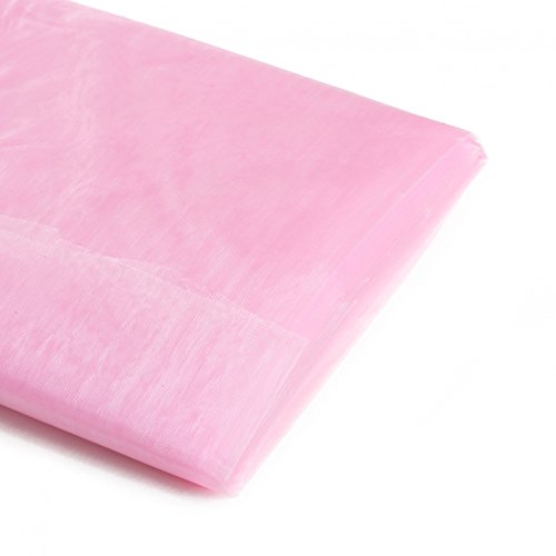 Koyal Wholesale 10-Yard Sheer Organza Fabric Bolt, 58-Inch, Light Pink