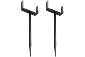 2 Pack Downspout Brackets Heavy Duty Galvanized Iron with Coating for Supporting Rainwater Drainage Systems under Harsh Condi