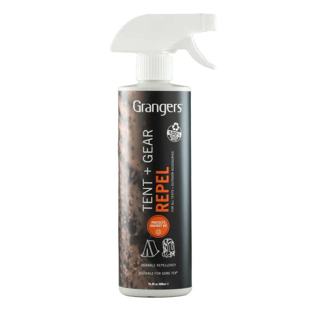 Grangers Tent + Gear Repel UV | 500ml | Spray-on Waterproofer Protecting Tents & Outdoor Equipment