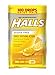 HALLS Relief Honey Lemon Sugar Free Cough Drops, Value Pack, 180 Drops