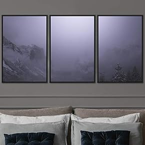 signwin 3 Piece Framed Canvas Wall Art Foggy...
