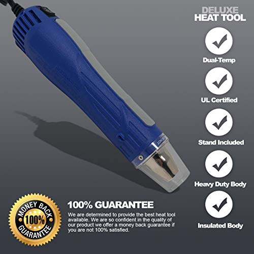 Embossing Heat Tool Heat Gun, Dual Temperature Speed Professional Heat