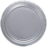 Silver Big Party Pack Dessert Plates (50)