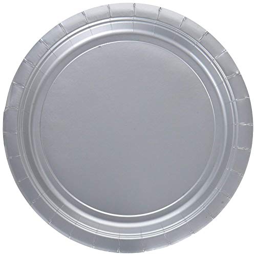 Silver Big Party Pack Dessert Plates (50)