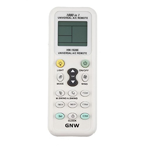 GNW Universal A/C Air Conditioner Conditioning Remote Control Controller 1000 in 1 for MITSUBISHI TOSHIBA HITACHI FUJITSU DAEWOO LG SHARP SAMSUNG ELECTROLUX SANYO - Thumbnail 3
