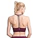 Women's Double Lined T-Back Wirefree Yoga Sports Bra
