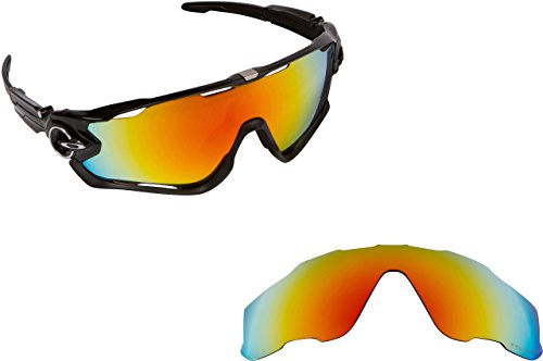 New SEEK Replacement Lenses Oakley JAWBREAKER - Red Mirror