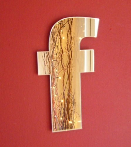 Super Cool Creations Lower Case Letter F Mirrors - 20cm