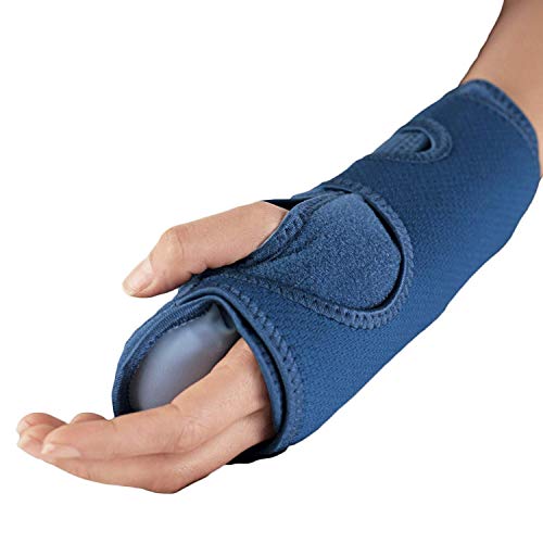 ACE Night Wrist Sleep Support, Adjustable, Blue, Helps Provide Relief from Symptoms of Carpal