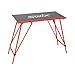 Swix T754 Economy Waxing Table 96cm x 45cm | Durable Compact Wax Table for Skis & Snowboard with One Leg Height Adjustment, Red