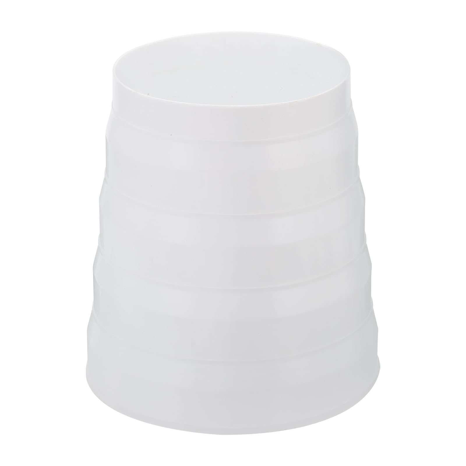 PATIKIL 7" to 5.4" Duct Reducer, Duct Connector Ducting Inline Adapter Increaser ABS Plastic Vent for HVAC Heating Cooling Air Ventilation (180-140mm)