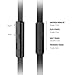 In Ear Earphones with Mic, Marvotek Wired Earbuds, Stereo Sound Tangle Free and Volume Control, Good for Sport Home and Office Color Black