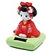 UFindings Solar Bobblehead Toy Figure, Maiko Geisha - Red