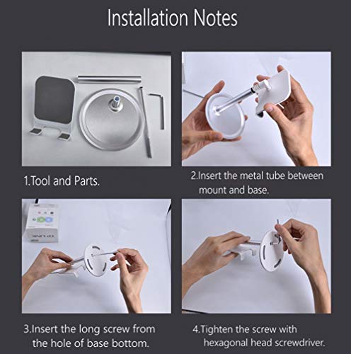 Cell Phone Stand for Desk, Cell Phone Stand Adjustable Desk Phone Holder Tablet Holder (Silver)