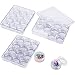 Biubee 3 Pack Clear Plastic Bead Diamond Embroidery Accessories Containers- 36 Pcs Storage Jars DIY Beads Organizer for Jewelry, Make Up Nail Art Tools and Small Parts Storage