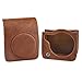 Sunmns Retro Vintage PU Leather Shoulder Case Bag Compatible with Fujifilm Instax Mini 70 Instant Film Camera, Brown