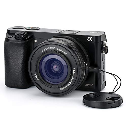 2Pack JJC 40.5mm Front Lens Cap Cover with Cap Keeper for Sony ZVE10