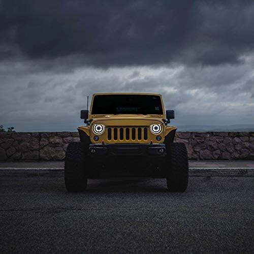 HIDprojectors Revision 2.0 SIGNATURE HID Headlights for Jeep Wrangler - Angel Eyes Bi-Xenon