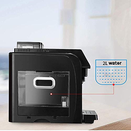 YQGOO Frisch gemahlene Kaffeemaschine Einknopf-Espressomaschine Automatisches Reinigungssystem 20bar 2l 300g… – Bild 3