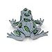 ValeforToy Frog Toys,Rubber Frog Figures Gift Replica Toy 3.5inch(Bullfrog),Great Safety Material TPR Super Stretchy, Realistic Frog Bathtub Reptile Toys