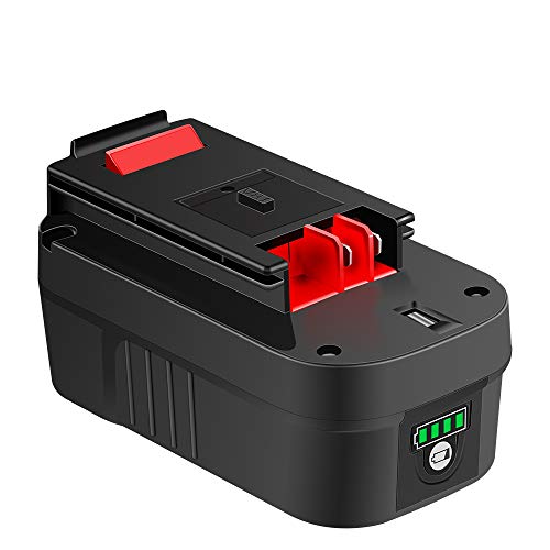 【Upgrade】 DSANKE HPB18 18Volt Lithium-ion 5000mAh Replacement Battery for Black & Decker 244760-00 HPB18 Battery A1718 A18 A18E HPB18-OPE Firestorm FS180BX FS18BX FS18FL FSB18