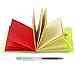 Ipienlee Small Memo Pad Non Stick Note Pads Blank Colorful Pages Notepad Mini Journals Diary with Pen 3.9 inch x 2.8 inch Size Pack of 8