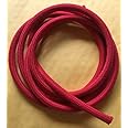 PARTSDEPOT 3.5mm Diesel Fuel Injector Return Line Hose, Red, Synthetic Rubber, 1m Length, 3.5mm ID, 1.9mm Wall Thickness, 7.5mm OD