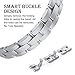 TOROTOP Compatible for Galaxy Watch Active 40mm/Galaxy Watch 42mm Band,20mm Metal Stainless Steel Chain Bangle Bracelet Replacement Compatible for Samsung Galaxy Watch 42mm