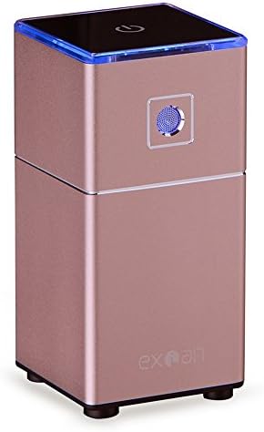 Upgraded Smart Air Sterilizer - Multifunction Air purifier and Deodorizer for Family Use - O3 Germs Killer, Anti-bacteria and Smoke Eliminator, Color Pink Gold