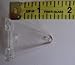 Hold Down Plastic Bracket for 2 inch Horizontal Blind- Pack of 2 - Clear with Screws
