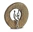 Moritz Skulptur "Gemeinsam" Aus Mangoholz – 22x3x25cm, Wanddekoration