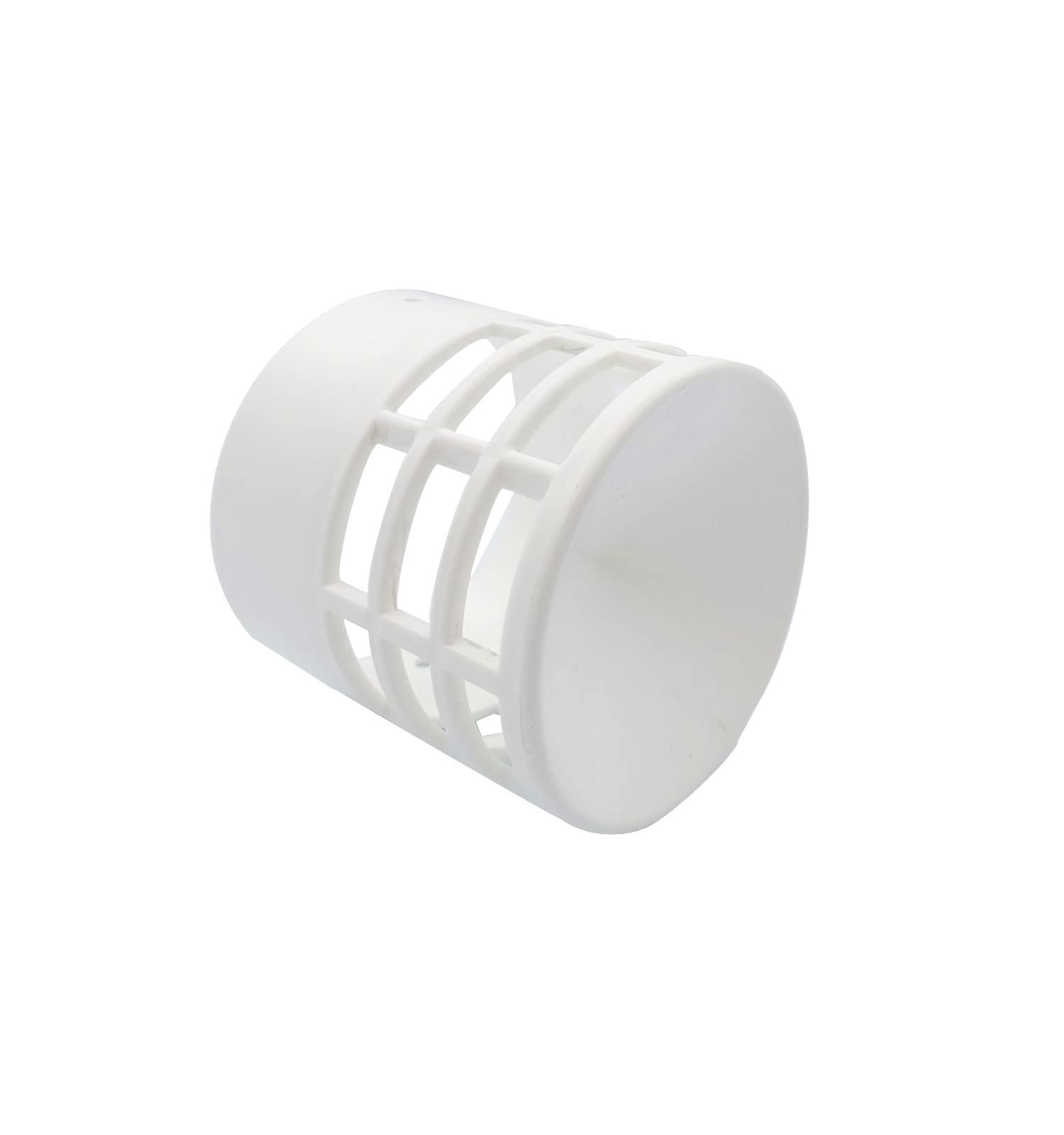 TYGERIX Air Intake or Exhaust Fume Condensing Boiler in White Polypropylene 80 mm | Air Intake for Boilers, Hoods and Systems | Windproof Ventilation Nozzle