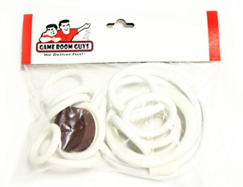 Game Room Guys Gottlieb Gigi Pinball White Rubber Ring Kit