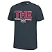 J America NCAA Men's Ohio State Buckeyes University Staple Tee, Medium, Charcoal Heather