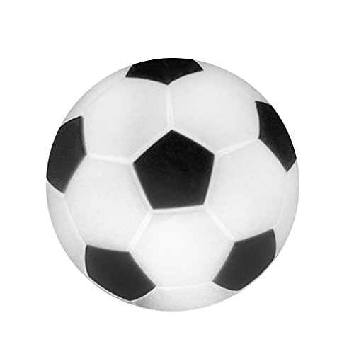 JAGENIE 12Pcs 36mm Soccer Table Foosball Mini Ball Football Black and White ReplacementChristmas New Year Gift,1 pc, Random Delivery