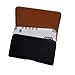 Samsung Galaxy S7 , S6 , S5~Roomy Black/Brown Pebbled Leather Sleeve Pouch Case Belt Loop Holster [Fits Phone With Otterbox Defender/Juice Pack Battery Case/Lifeproof Waterproof Protective Cover]