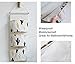 KRLIFCSL Cactus Wall Door Closet Hanging Storage Bag Canvas Fabric 3 Pockets Over The Door Organizer Pouch, 2 Pack (Cactus)