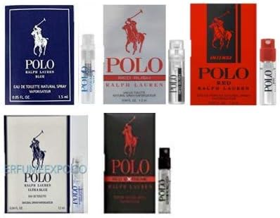 Men's Polo Perfume Samples Set of 5