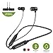 VMPALACE Bluetooth Headphones, Noise Cancelling Headphones with Microphone - Magnetic HD Stereo Wireless Headphones, IPX7 8 Hour Battery Waterproof Bluetooth Headset for Running Workout & Gym