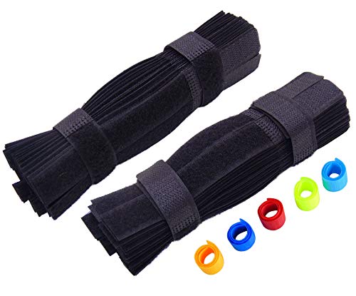 Ceeyali reusable cable tie cable strap organizer for home office …