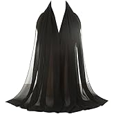 HinyBoeh Lightweight-Chiffon-Scarf for Womens Long-Shawls-Wraps Spring-Summer-Sunscreen-Scarves Wrap Neck Headscarf(70"×29")