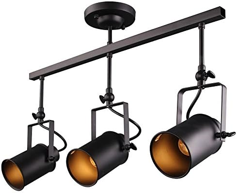 Rustic Adjustable 3 Heads LED E26/E27 Stage Spotlights Track Lighting (3 heads)